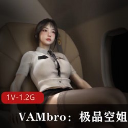 VAMbro：头等舱 极品黑丝空姐航空极致服务 [1V-1.2G]